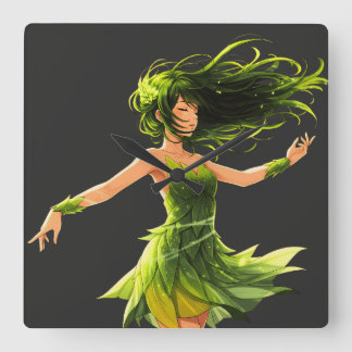 Relógio Quadrado O Sussurro do Vento