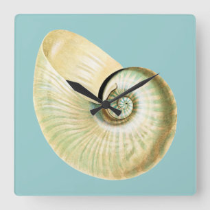 Relógio Quadrado O zen inspirou o tema da praia