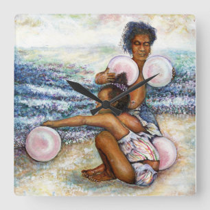 Relógio Quadrado Obcecado com Conquistar o Impossível