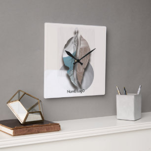 Relógio Quadrado objet_8_folhas de outono_1