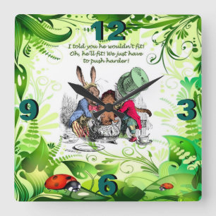 Relógio Quadrado Oh, caberá! 1