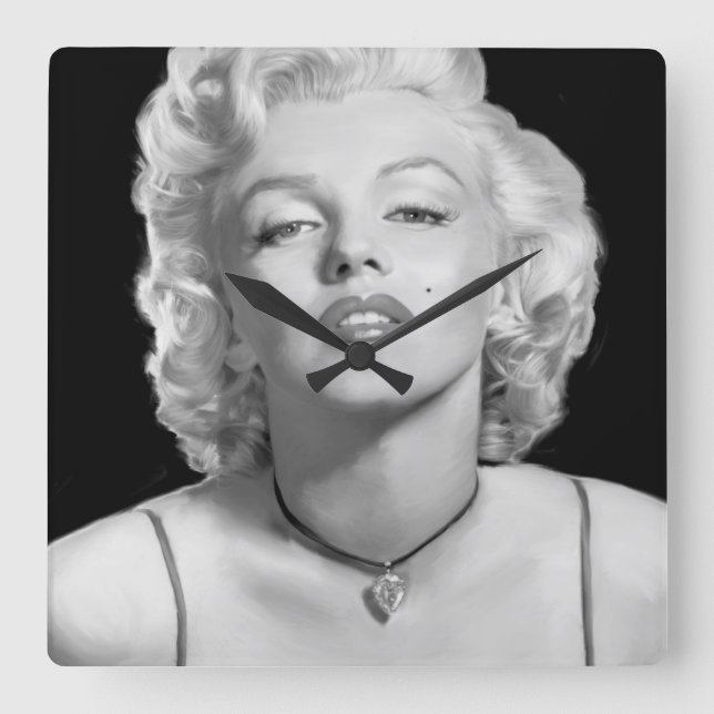 Relógio Quadrado Olhe do amor (Frente)