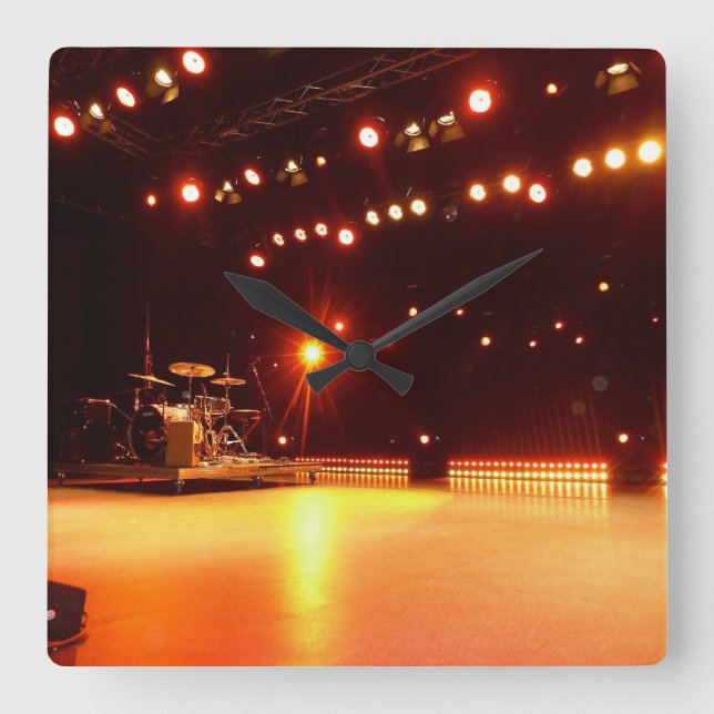 Relógio Quadrado On stage (Frente)