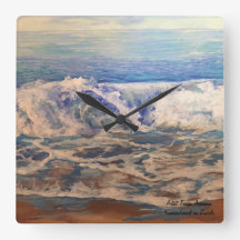 Ondas com a mão original pintada