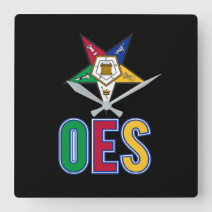 Relógio Quadrado Ordem da Estrela Oriental