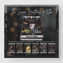 Relógio Quadrado Os Sete Irmãos de Elko Wall Clock