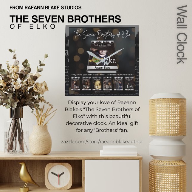 Relógio Quadrado Os Sete Irmãos de Elko Wall Clock (Criador carregado)