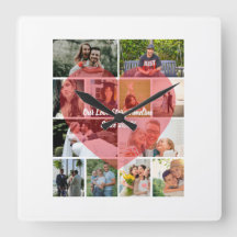 Our Love Story 12 Photo Timeline Couple Collage