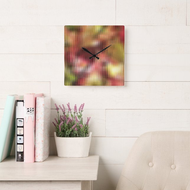 RELÓGIO QUADRADO OUTONO (Sala de leitura)