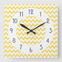 Padrão Chic Chevrons - Branco-Limão