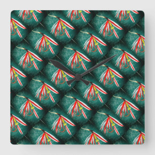 Relógio Quadrado Padrão clássico da mosca úmida para a pesca de 