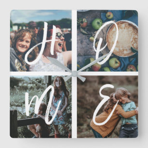 Relógio Quadrado Página Inicial do Script de Pincel de Colagem de F