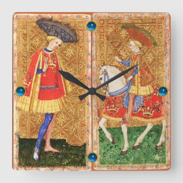 RELÓGIO QUADRADO PÁGINAS/PÁGINAS ANTIGAS E NOITE DE CUPOS (Frente)