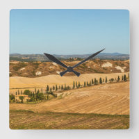 Paisagens típicas da província de Siena, na Toscan