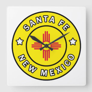 Relógio Quadrado Papais noeis Do Novo México