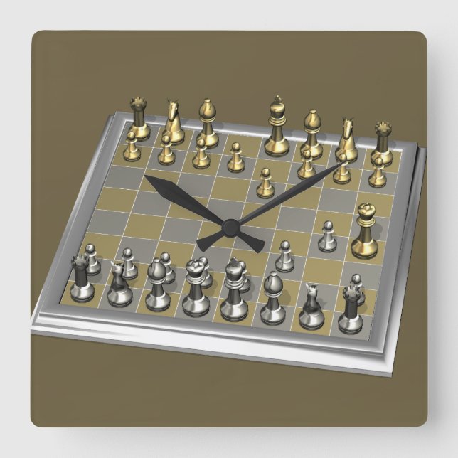 Relógio Quadrado Papo de Tolo (Frente)