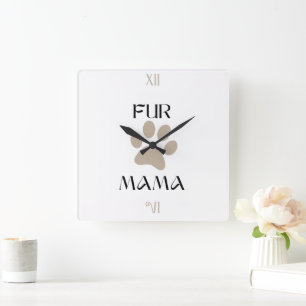 Relógio Quadrado Para Mamãe, Dia das Mães e Aniversário de Amante d