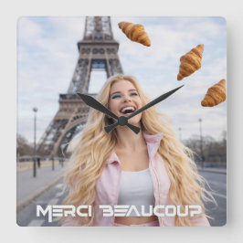 RELÓGIO QUADRADO PARIS - MUITO OBRIGADO
