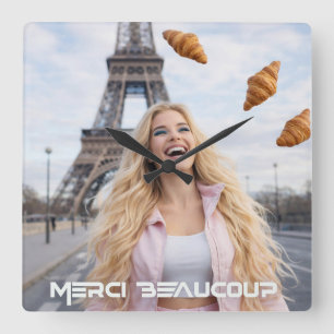 RELÓGIO QUADRADO PARIS - MUITO OBRIGADO