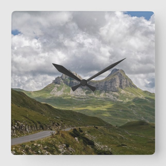 Relógio Quadrado Parque Nacional Durmitor, Montenegro (Frente)
