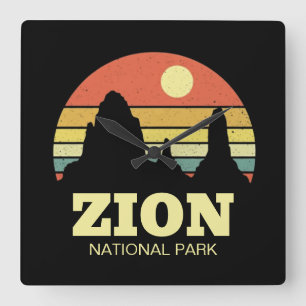 Relógio Quadrado Parque Nacional Zion moderno no sudoeste de Utah