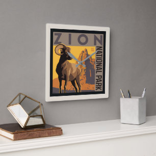 Relógio Quadrado Parque Nacional Zion Ram