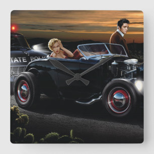 Relógio Quadrado Passeio da alegria