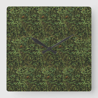 Relógio Quadrado Pepper Verde