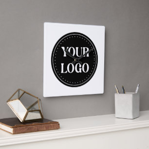 Relógio Quadrado Personalizado, na moda, moderno e mínimo