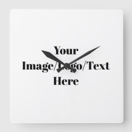 Relógio Quadrado Personalizar ou personalizar