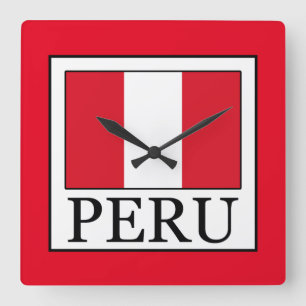 Relógio Quadrado Peru