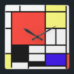 Relógio Quadrado Piet Mondriaan , 1926 Composição<br><div class="desc">私 はPiet Mondriaanが き な 好 人 の た め に こ em の em 製 em 品 em を em 作 em り em ま</div>