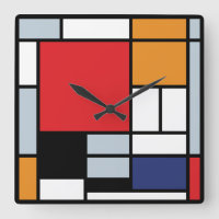 Piet Mondrian - Composição com Grande Plano Vermel