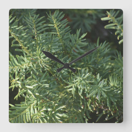 Relógio Quadrado Pine Forest