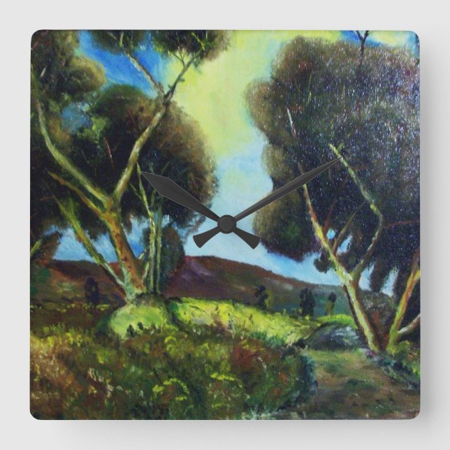 RELÓGIO QUADRADO PINEWOOD (Frente)