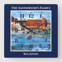 Pintura no Rockport Harbor Massachusetts New Engla