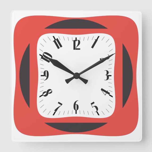 Relógio Quadrado PIXELAT PRIMEIRA SÉRIE LEX por Masanser (Frente)