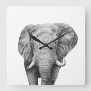 Relógio Quadrado Plano de backup IV