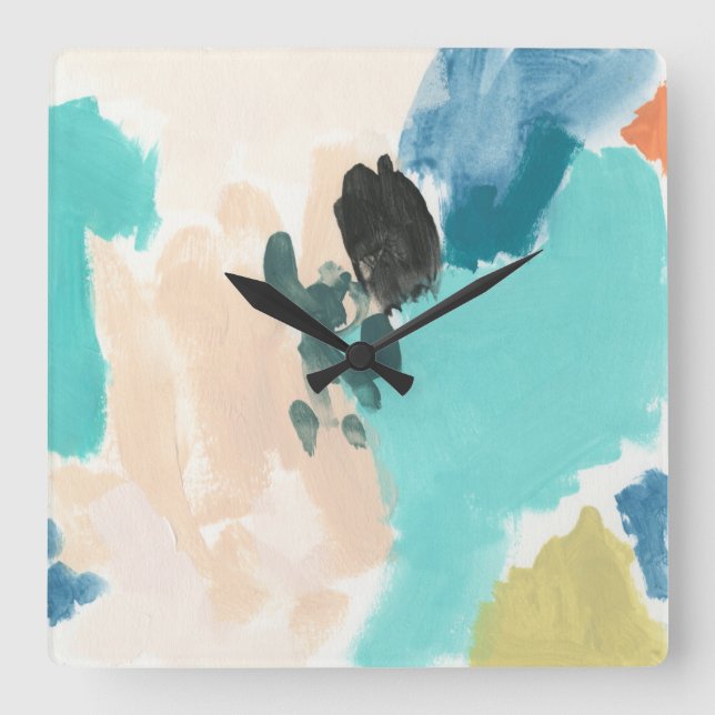 Relógio Quadrado Polimérica III (Frente)