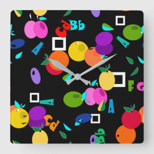 Relógio Quadrado Pomar