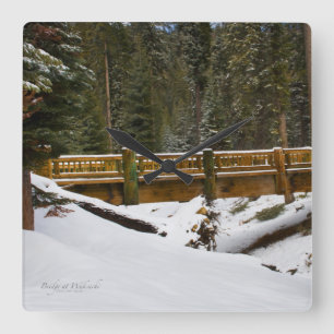 Relógio Quadrado Ponte em Wuksachi