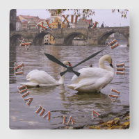 Ponte Swans e Charles em Praga