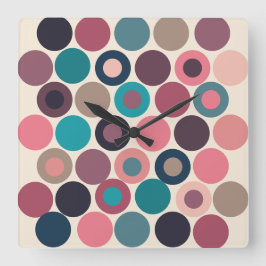 Relógio Quadrado Pontos do Horizonte