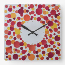 pontos laranja vermelho amarelo 