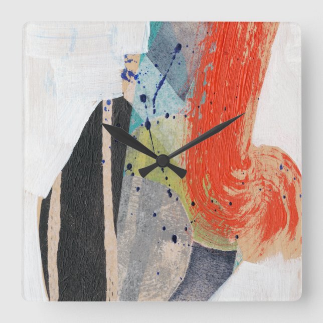 Relógio Quadrado Pop Quirk I (Frente)