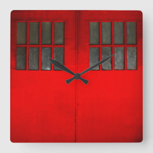 Relógio Quadrado Porta do Departamento de Bombeiros