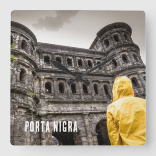 Relógio Quadrado Porta Níger no Trier Renânia-Palatinado Alemanha