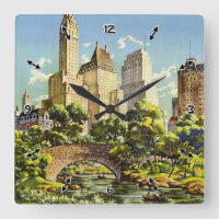 Poster vintage Central Park Nova Iorque