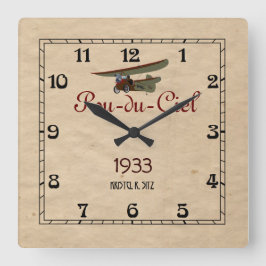 Relógio Quadrado Pou-du-Ciel