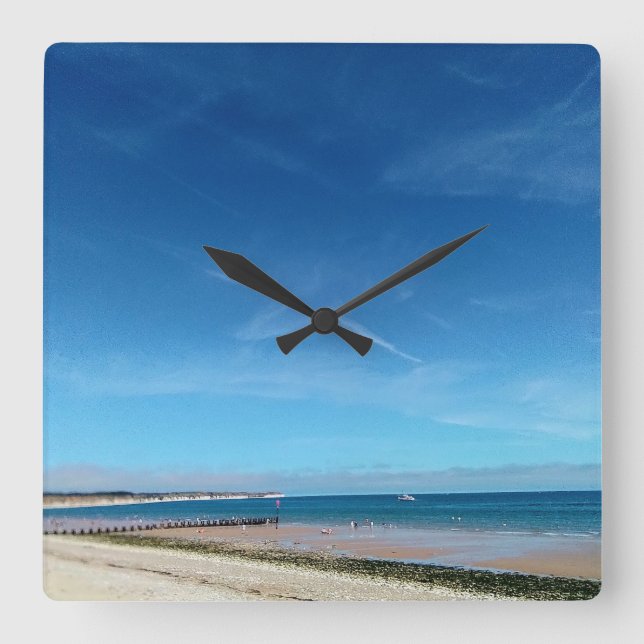 Relógio Quadrado praia de Bridlington (Frente)
